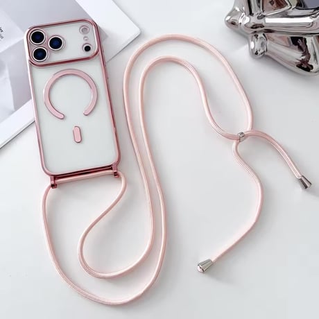 K22977 MagSafe対応 ショルダーストラップ付き iPhoneケース