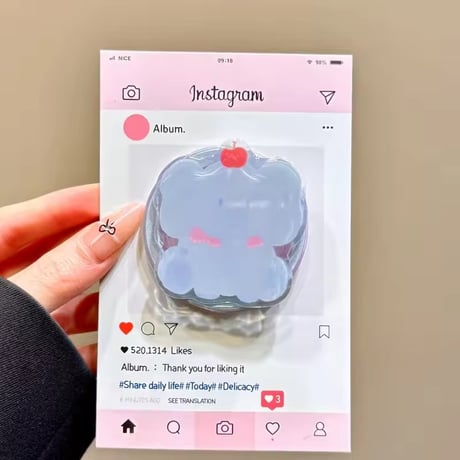 P0369 りんごぞうさん MagSafeグリップ