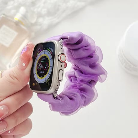 N00170 くしゅっとシュシュApple Watchバンド