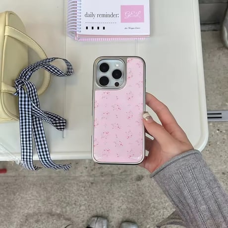 S75212 クラシカルリボン ガーリーiPhoneケース