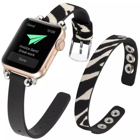 N00041 パターンレザーループ Apple Watchバンド