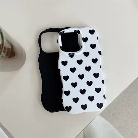 S74890 ポップカラーハートフルiPhoneケース