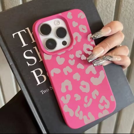 S74956 カラフルレオパード iPhoneケース