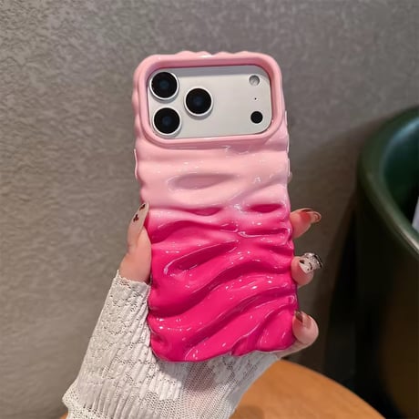 S75288 うねうねグラデーションiPhoneケース