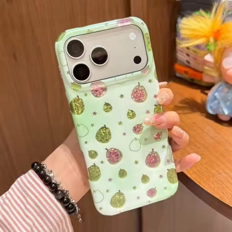 S75666 きらめくフルーツドット iPhoneケース