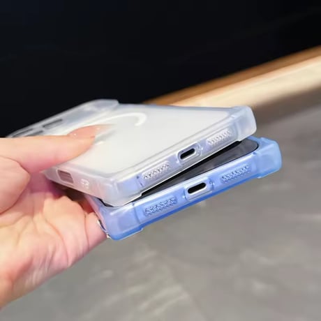 S75549 パステルクリアタッチ MagSafe対応iPhoneケース
