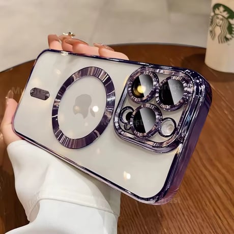 L62226 MagSafe対応リングフレームデザインのiPhoneケース