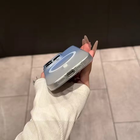 S74907 グラデーションカラフル MagSafe対応 iPhoneケース
