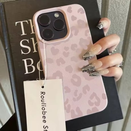 S74956 カラフルレオパード iPhoneケース