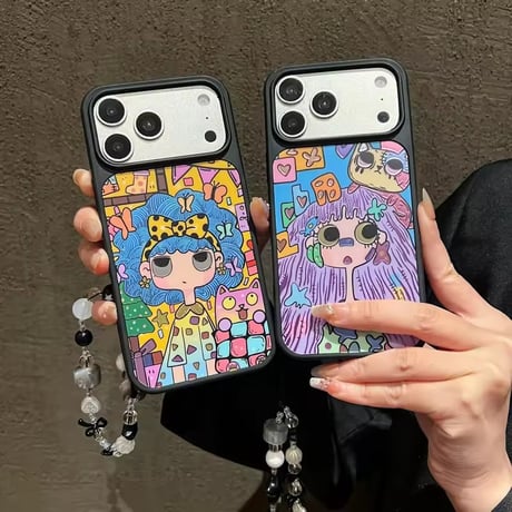 K23151 ポップドールアート iPhoneケース