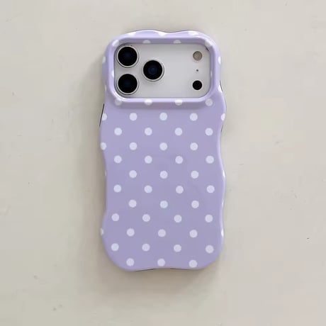 S75461 ゆるウェーブドットiPhoneケース