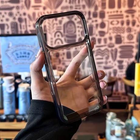 L62370 クリア抜け感フレーム iPhoneケース