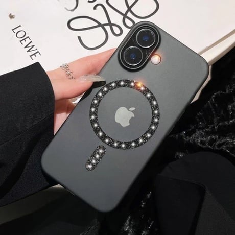 S74444 グリッターリング MagSafe対応 iPhoneケース