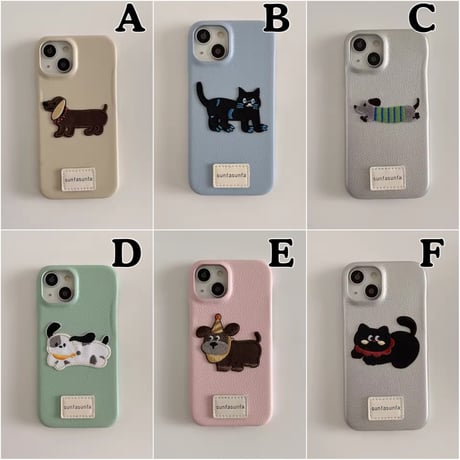 Animal patch 11patterns iPhone case  S74213
