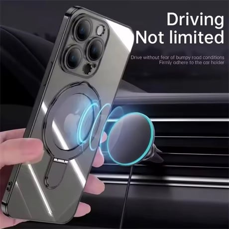 【即納商品】K22966 グロッシーリング MagSafe対応 iPhoneケース