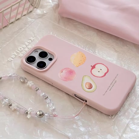 K22827 やさしいフルーツたちのiPhoneケース