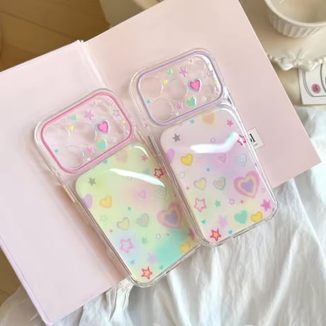 S75667 ゆめかわハートスター iPhoneケース