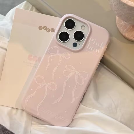 S75002 ピンクリボン iPhoneケース