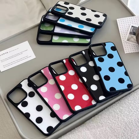 S74869 ドットカラーのiPhoneケース