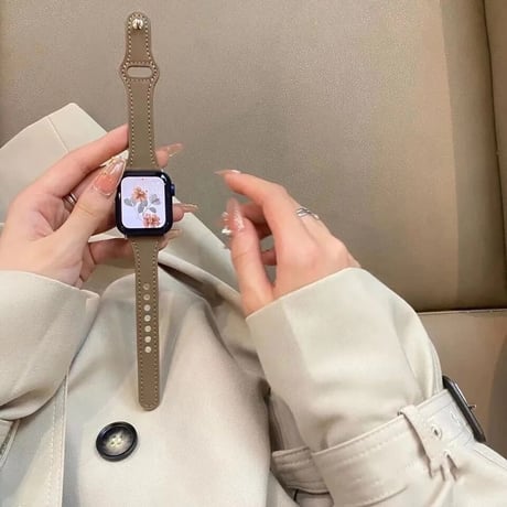 N00009 スリムレザー Apple Watchベルト