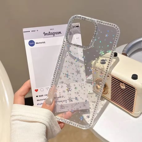 S75641 ジュエルフレームシャインiPhoneケース