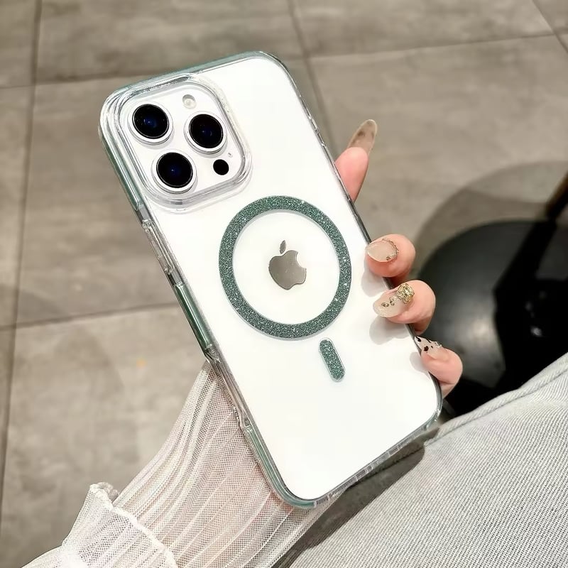 L62219 きらきらサークルMagSafe対応iPhoneケース | nanomita