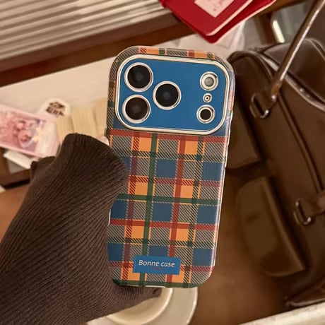 S75402 クラシックチェック iPhoneケース