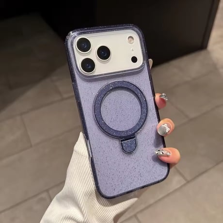 L62359 グリッターリングスタンド iPhoneケース
