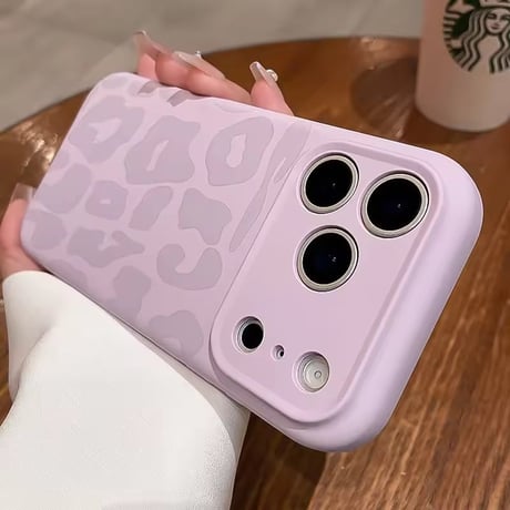 【即納商品】S75153 バイカラー レオパードマット iPhoneケース