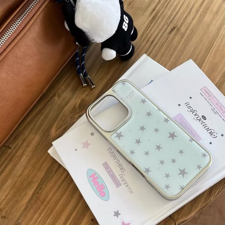S74373 シルバースター ミニマルiPhoneケース