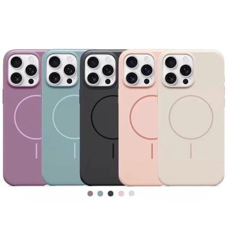 【即納商品】S74563 シンプルカラーのMagSafe対応iPhoneケース