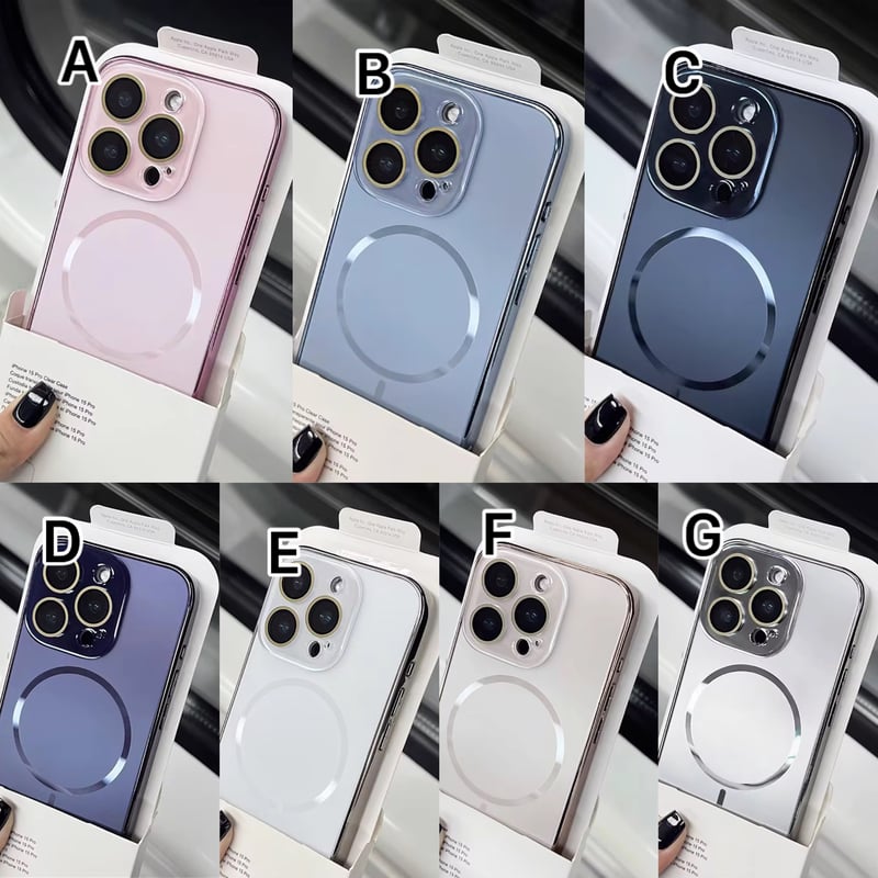 S75518 メタリックフレーム MagSafe対応iPhoneケース | nanomita