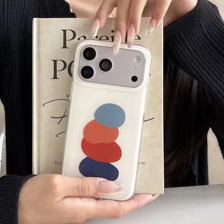 S75609 バランスストーンアート iPhoneケース