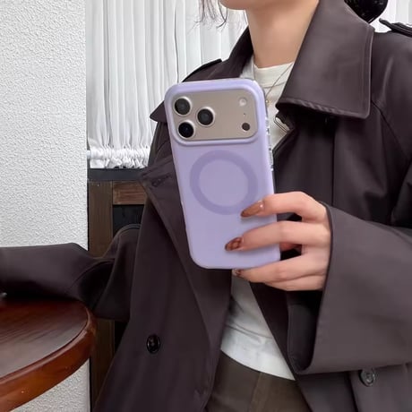 S75278 シンプルカラー MagSafe対応 iPhoneケース