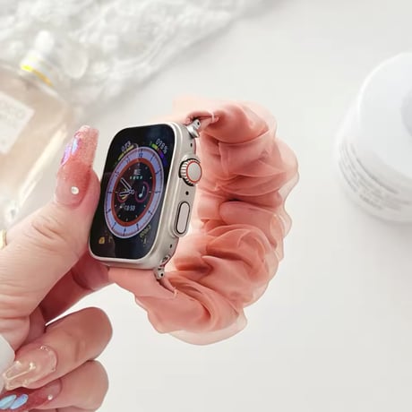 N00170 くしゅっとシュシュApple Watchバンド