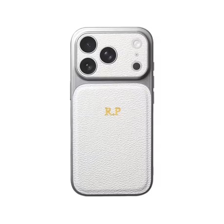 S75704 カスタムネーム レザー調iPhoneケース