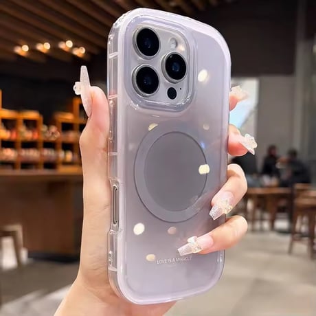 K22904 ストラップ付きカラーリング iPhoneケース（MagSafe対応）