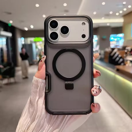 K23077 リングスタンド付きiPhoneケース