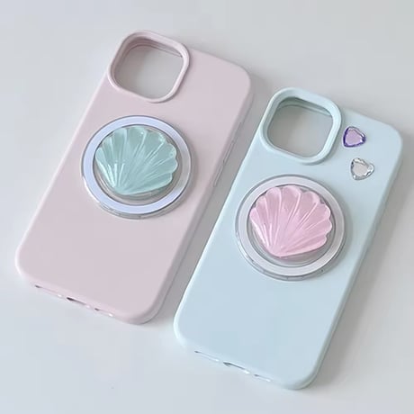P0318 MagSafe対応 シェルキャンディグリップ