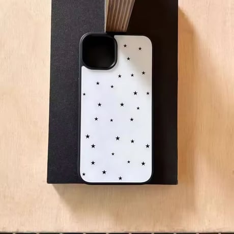 S74503 モノトーンスタースタイルiPhoneケース