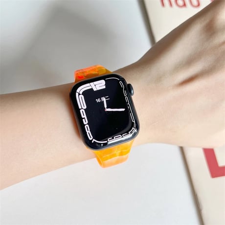 N00113 ポップカラー クリアApple Watchベルト