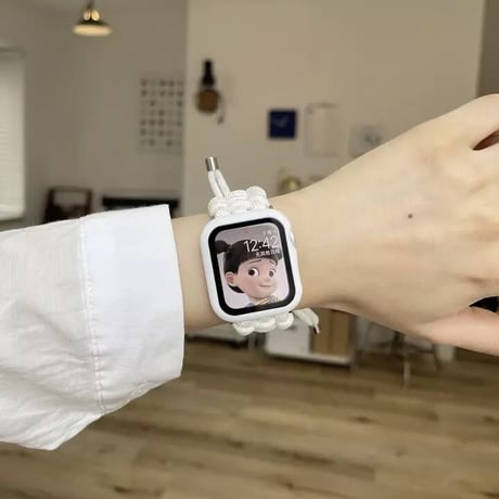 N00044 カラフル編み込みロープ Apple Watchバンド