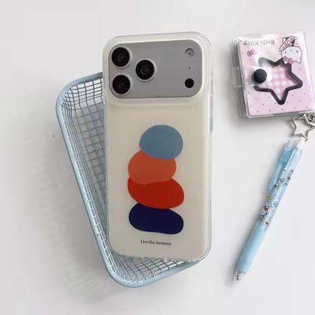 S75609 バランスストーンアート iPhoneケース