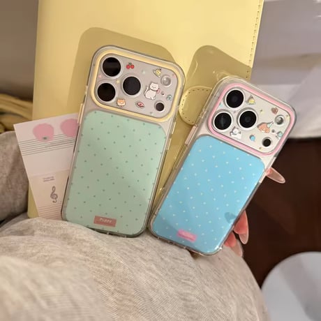 S75689 わんにゃんドットiPhoneケース
