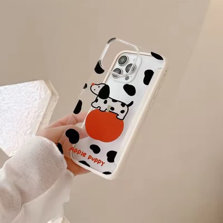K22798 アップルパピーのスタンドiPhoneケース