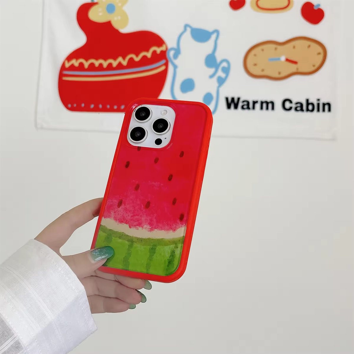 S74738 すいかのジューシーiPhoneケース | nanomita