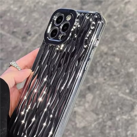 S74221 メタリックウェーブ iPhoneケース
