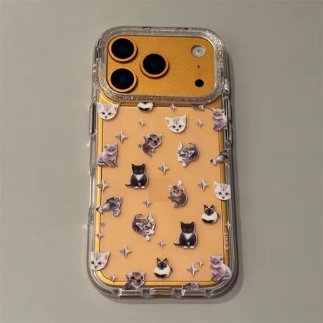 L62377 ペットフレンズ クリアiPhoneケース