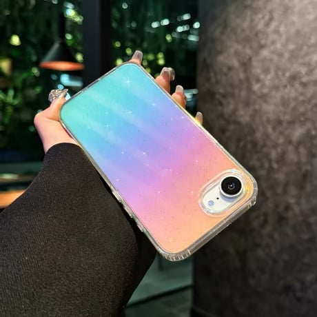 S74608 きらめきホログラムのiphoneケース