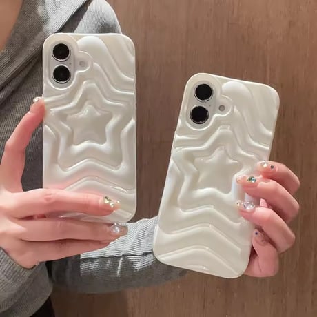 S74697 スターエンボス iPhoneケース